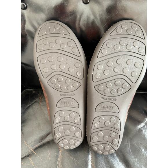 Born Brown Leather Lace-Up Casual Comfort Shoes Men’s Size 12 - Picture 2 of 5